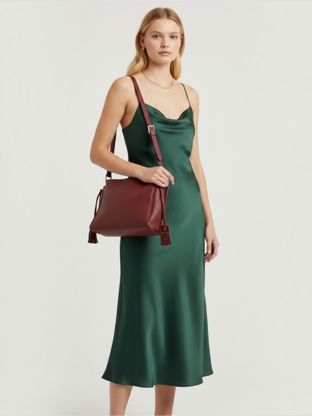 Longchamp Leather Shoulder/Tote Bag